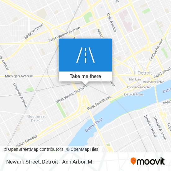 Newark Street map