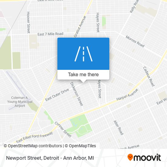 Newport Street map