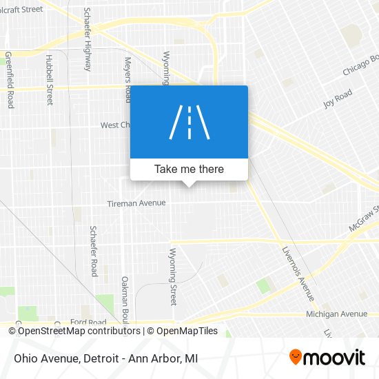 Mapa de Ohio Avenue