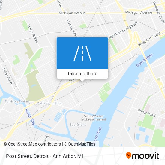 Mapa de Post Street