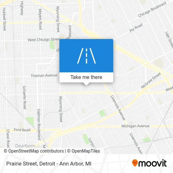 Prairie Street map