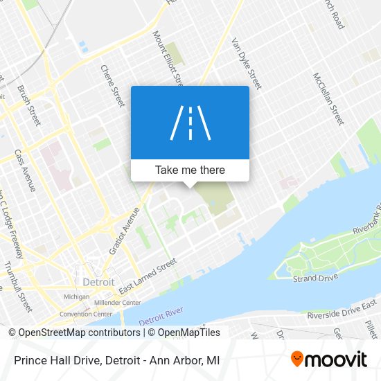 Mapa de Prince Hall Drive