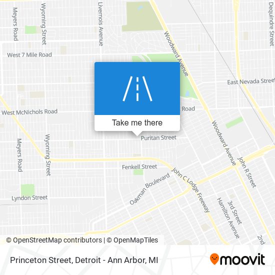 Princeton Street map