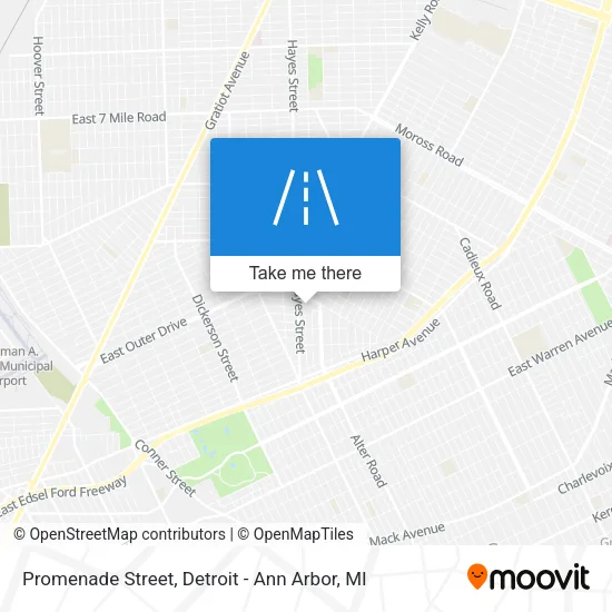 Promenade Street map