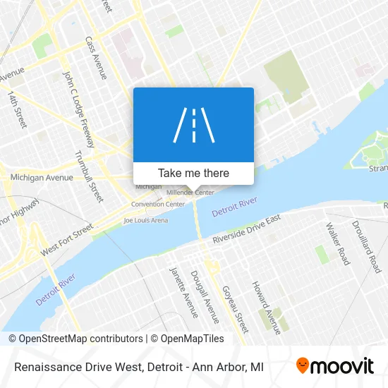 Renaissance Drive West map