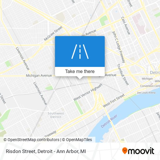 Risdon Street map