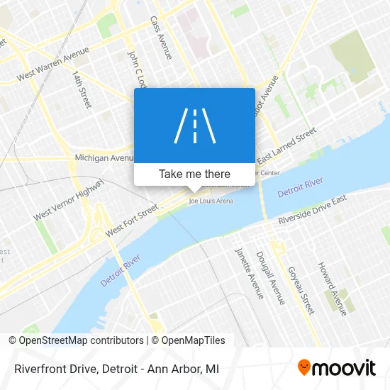 Riverfront Drive map