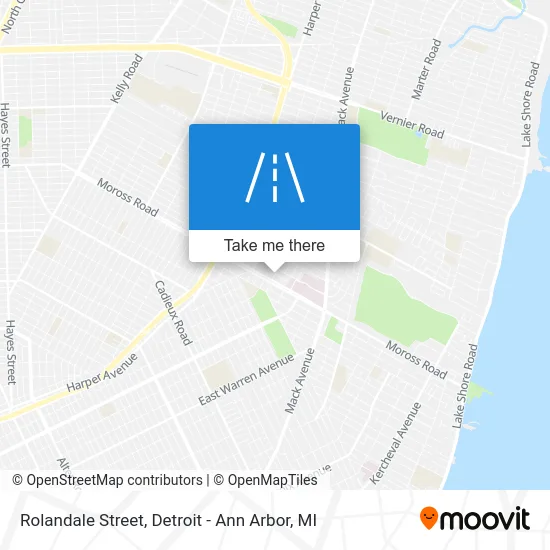 Rolandale Street map