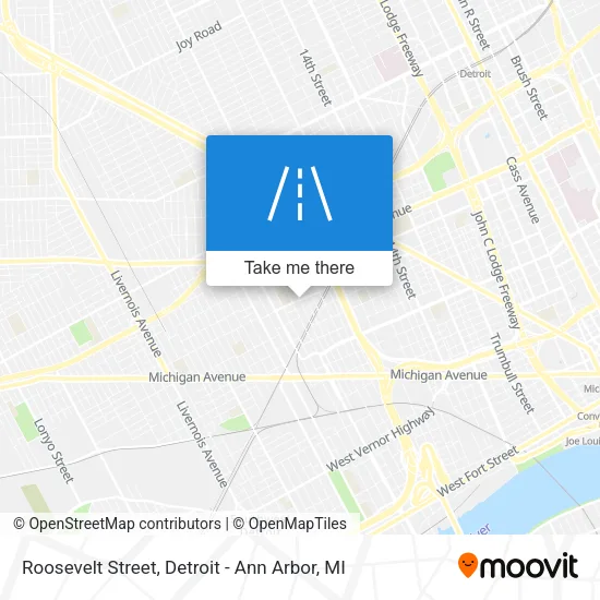 Mapa de Roosevelt Street