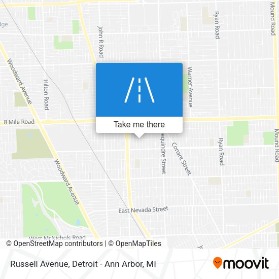 Mapa de Russell Avenue