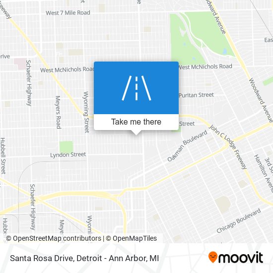 Santa Rosa Drive map