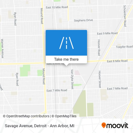 Savage Avenue map