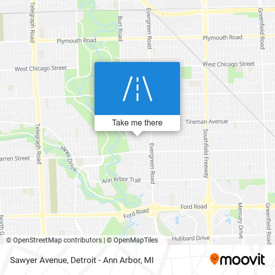 Sawyer Avenue map