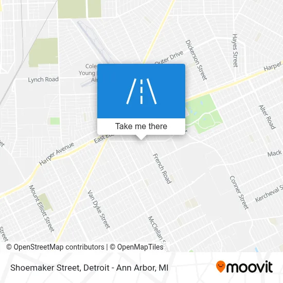 Shoemaker Street map