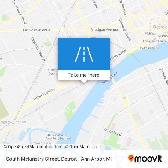 South Mckinstry Street map