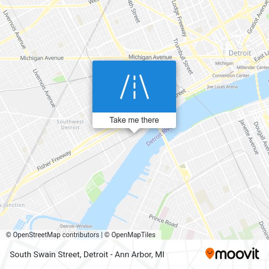 Mapa de South Swain Street