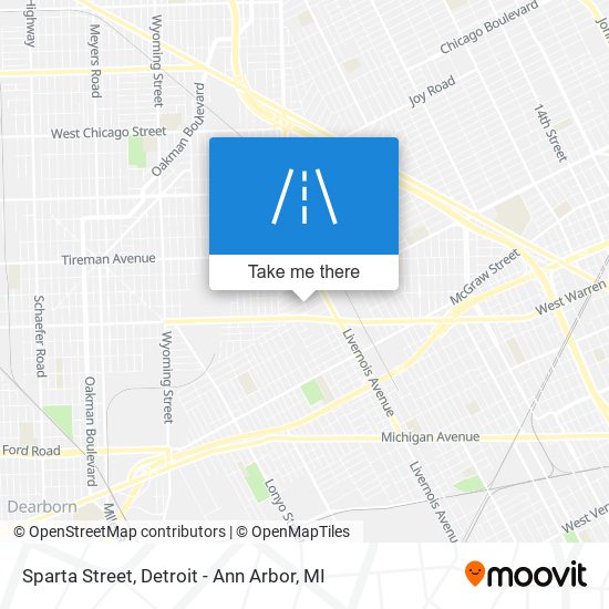 Sparta Street map