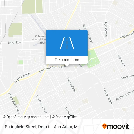 Springfield Street map
