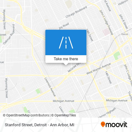 Stanford Street map