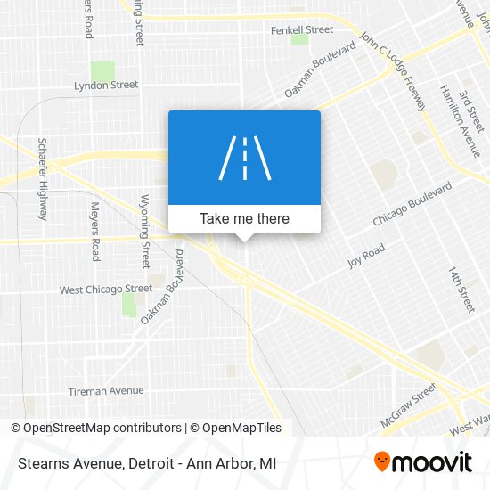 Mapa de Stearns Avenue