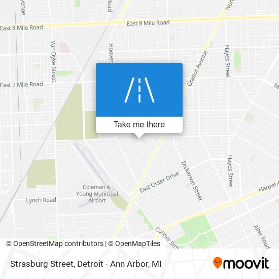 Mapa de Strasburg Street