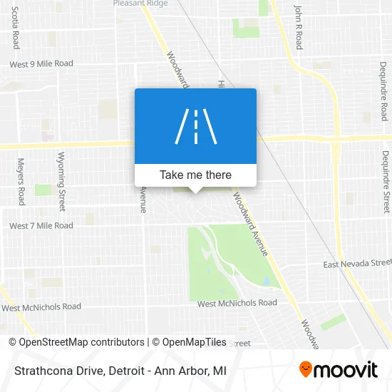 Strathcona Drive map