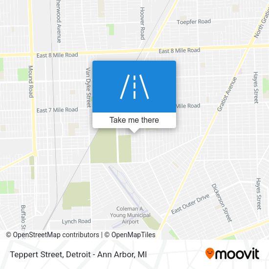 Mapa de Teppert Street