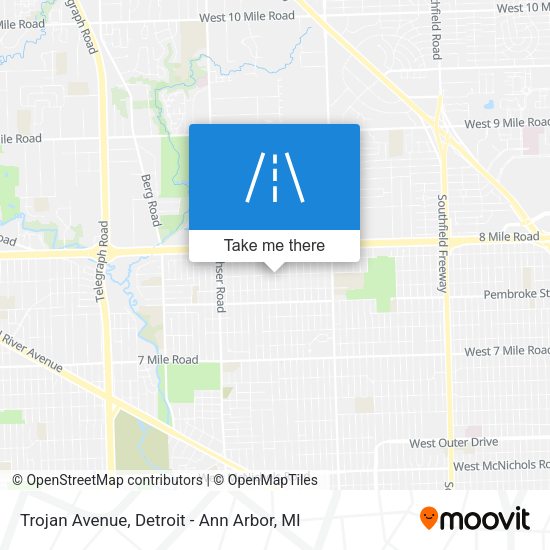 Mapa de Trojan Avenue