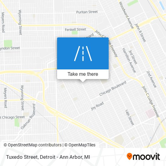 Tuxedo Street map