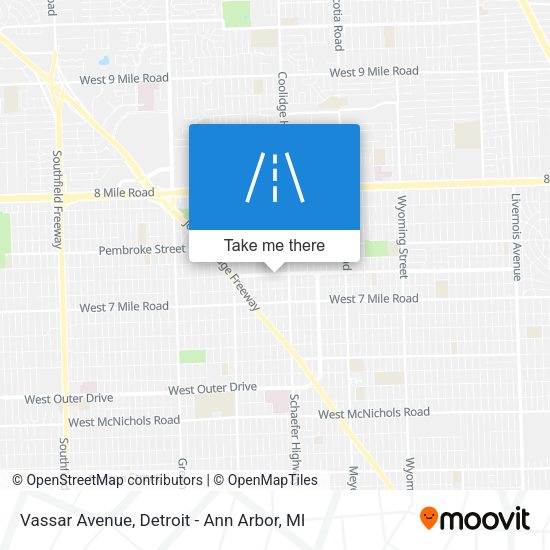 Mapa de Vassar Avenue