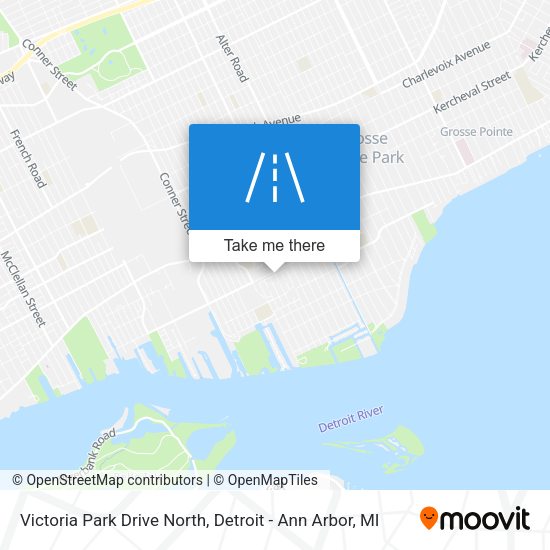Mapa de Victoria Park Drive North