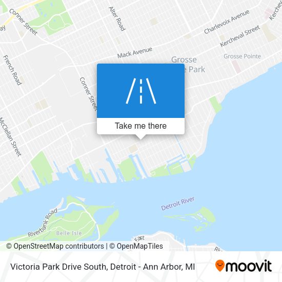 Victoria Park Drive South map
