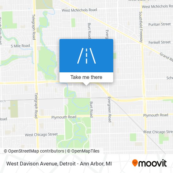 Mapa de West Davison Avenue