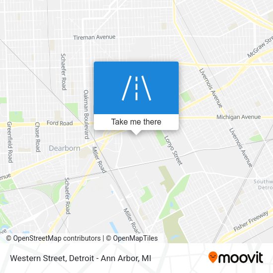 Mapa de Western Street