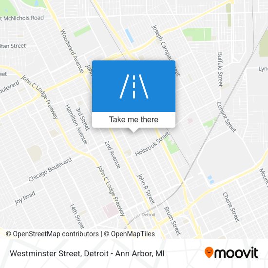 Westminster Street map