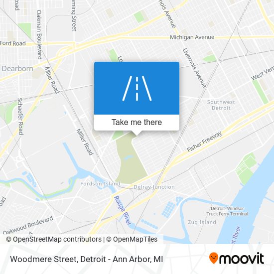 Mapa de Woodmere Street