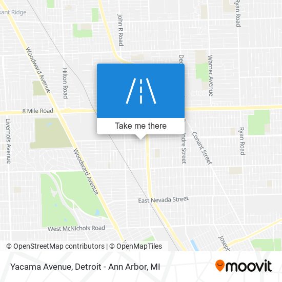 Yacama Avenue map