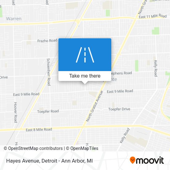 Mapa de Hayes Avenue