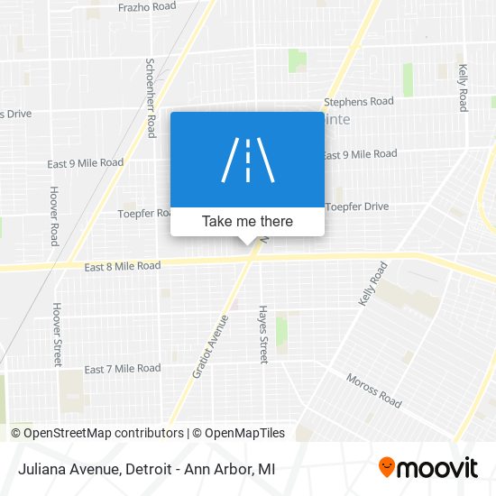 Juliana Avenue map