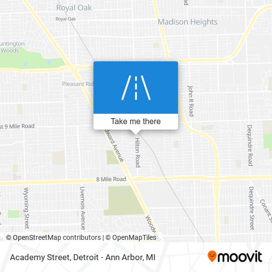 Academy Street map