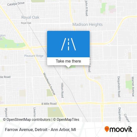 Mapa de Farrow Avenue