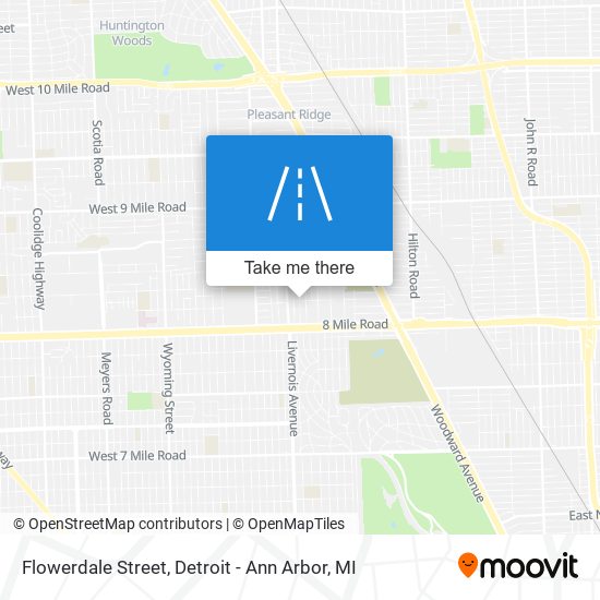 Flowerdale Street map