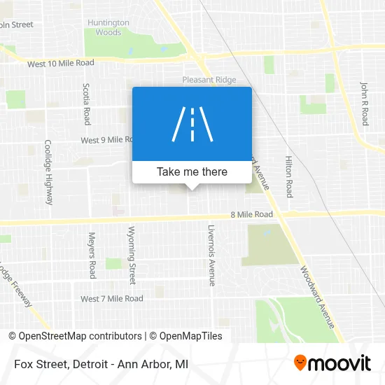 Fox Street map