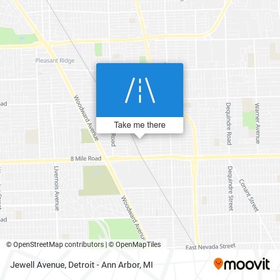 Jewell Avenue map