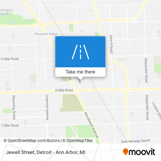 Jewell Street map