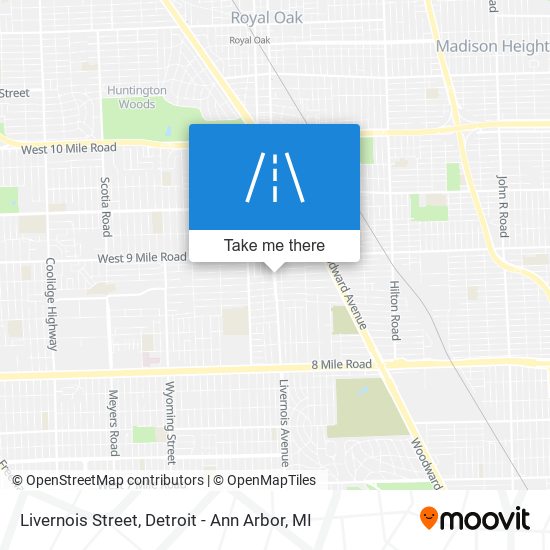 Mapa de Livernois Street