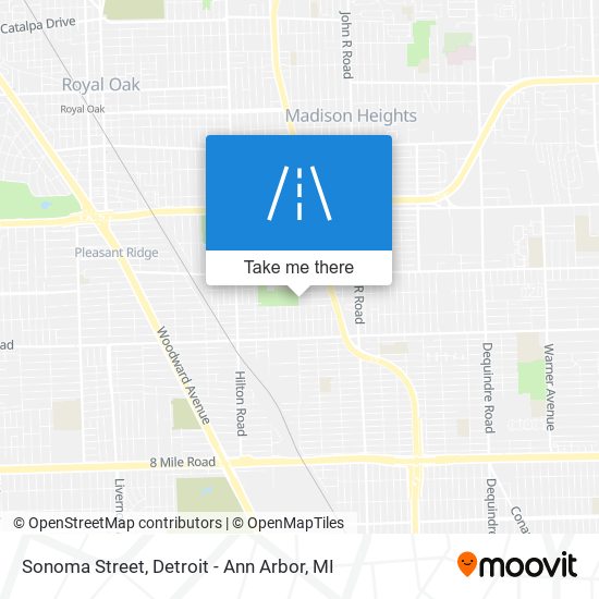 Sonoma Street map