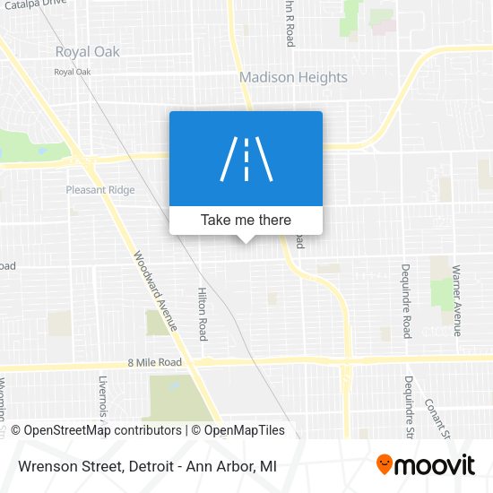 Mapa de Wrenson Street