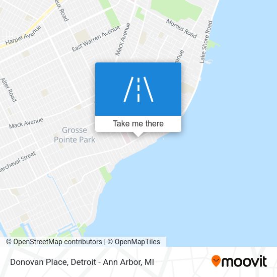 Mapa de Donovan Place