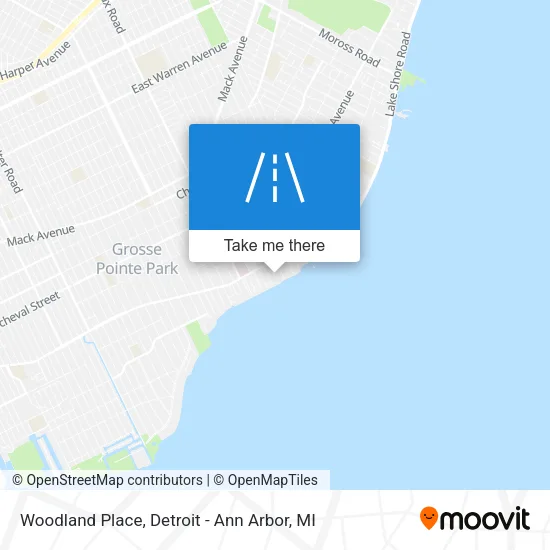 Mapa de Woodland Place